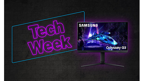 Samsung Odyssey G3 a 180Hz: eccellente minimo storico con lo sconto Tech Week