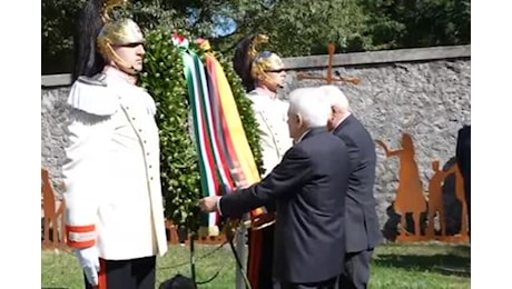 Mattarella e Steinmeier a Marzabotto 80 anni dopo la strage