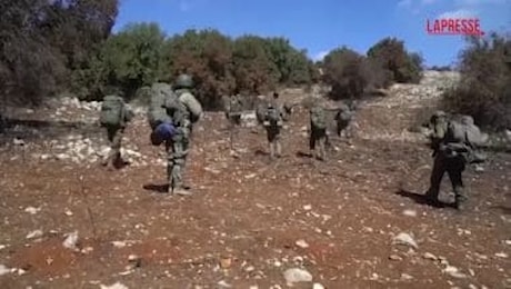 Libano, i soldati israeliani in azione nel sud del paese