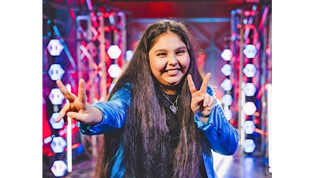 Annamaria, da Vetralla a The Voice Kids la 11enne conquista tutti con la sua voce