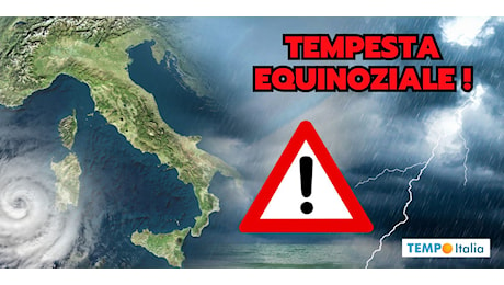 Burrasca autunnale in arrivo! Il meteo estivo ha i giorni contati