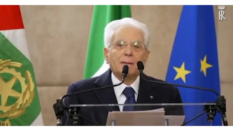 IL VIDEO. Mattarella: Italia credibile per ricerca pace e difesa diritti