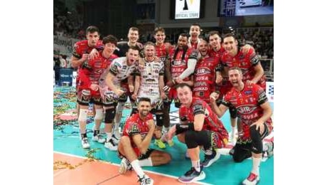 Superlega, la Sir sbanca Trento e si prende il primato