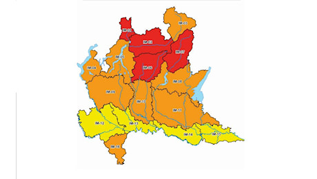Allerta meteo: codice rosso per il rischio idrogeologico su tutta la Bergamasca