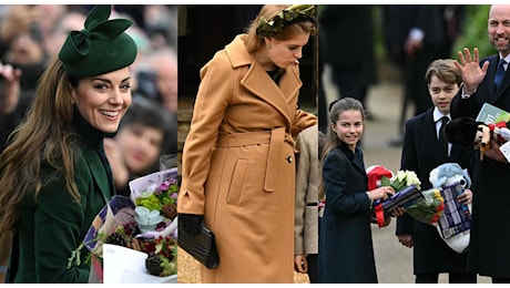 Kate icona, Charlotte regale, Beatrice di York con l'improbabile cerchietto: le pagelle dei look della Royal Family alla messa di Natale