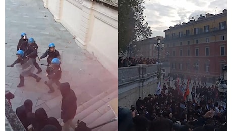 Tensione a Bologna, scontri tra polizia e collettivi: in corso anche il corteo di Casapound