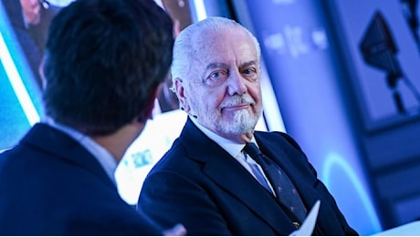 De Laurentiis: Mie le colpe per il passato, ora Conte è l'uomo del ricostruire