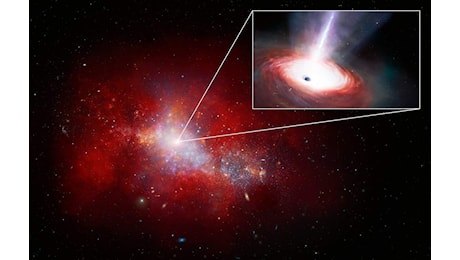 Scoperto nell’Universo primordiale un buco nero che consuma materia troppo velocemente