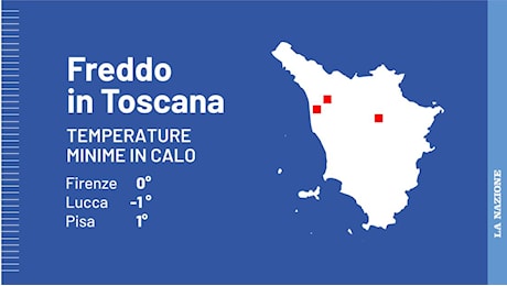 Neve in Toscana rimandata, ma non il freddo: temperature intorno allo zero, prime gelate. Le ultime previsioni