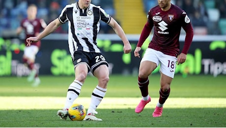 Serie A: Udinese-Torino 2-2