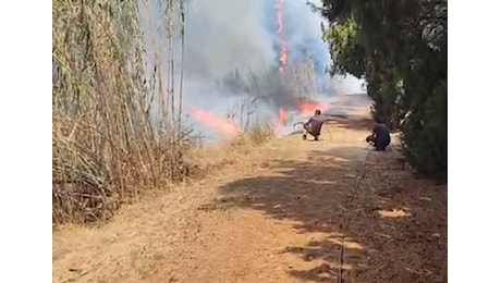 La Sicilia brucia, 23 incendi in tutte le provincie, vigili del fuoco, protezione civile e forestali in azione