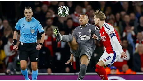 Real Madrid-Arsenal, dove vederla in tv (anche in chiaro) e streaming: orario e probabili formazioni