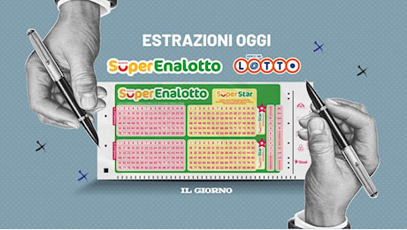 Estrazione SuperEnalotto, Lotto e 10eLotto di oggi martedì 12 novembre 2024