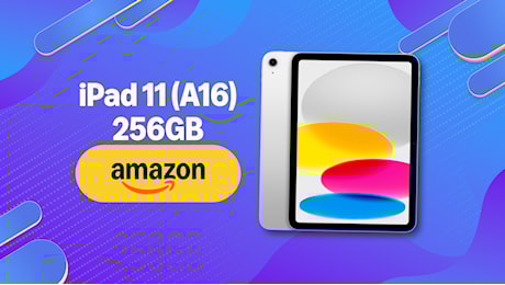 iPad 11 con chip A16: Amazon sconta la versione da 256GB