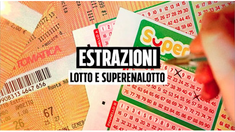 Estrazioni Lotto, SuperEnalotto e 10eLotto sabato 6 luglio 2024: numeri vincenti di oggi e quote