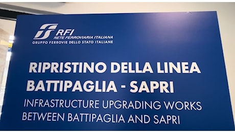 Salerno, linea treni Battipaglia-Sapri: proseguono lavori per il ripristino