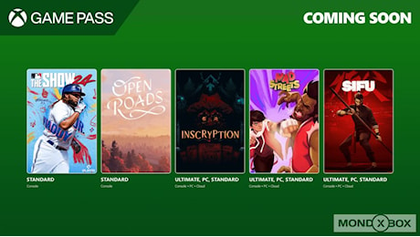 Xbox Game Pass: arrivano Sifu, Inscryption e Mad Streets