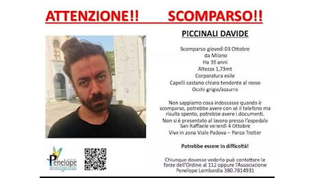 Ritrovato a Vicenza il medico scomparso Davide Piccinali