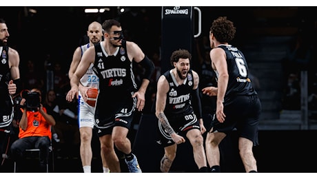 La Virtus Bologna ribalta Brescia 91-79 con un secondo tempo maestoso e aggancia Trapani in vetta alla classifica