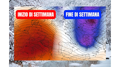 NUOVA SETTIMANA CON DUE STRATTONI METEO: COSA POTREBBE ACCADERE? Tendenza Italia e Toscana