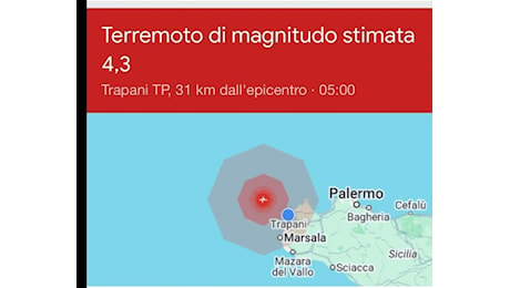 Terremoto al largo di Trapani e Marsala, le reazioni della gente: tra paura e ironia sui social