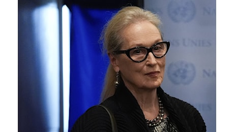 Il discorso di Meryl Streep all'Onu: Un gatto, un uccello hanno più diritti delle donne afghane