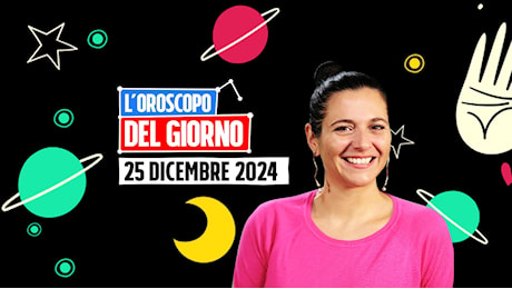 L'oroscopo di domani, mercoledì 25 dicembre 2024: le previsioni segno per segni di Ginny per Natale