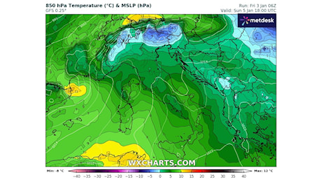 Meteo. Con l’Epifania arriva lo scirocco, attese massime oltre +20°C sulla tirrenica