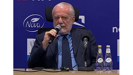 De Laurentiis: “Gettate le basi per un futuro duraturo. Scudetto?…”