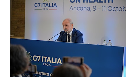 G7 Salute, Schillaci: Antibioticoresistenza è nuova pandemia, da Italia 21 milioni