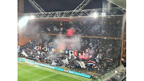 Sampdoria-Spezia LIVE, lo striscione della Sud all'ingresso del riscaldamento: Società e giocatori, non avete più scuse