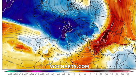 Il soffio dell'Artico sull'Europa: neve fino in pianura e temperature giù 8 gradi sotto la media