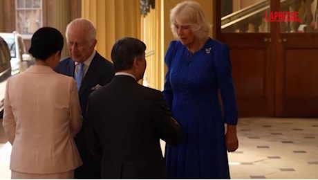 Gb, Re Carlo III e la Regina Camilla salutano gli imperatori giapponesi