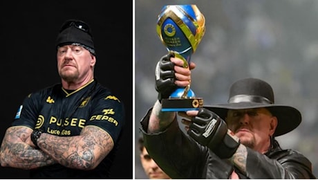 The Undertaker con la maglia del Genoa: l'ex wrestler presenta la terza divisa del Grifone