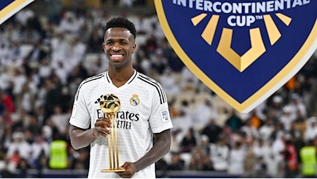 Globe Soccer Awards, il miglior giocatore è Vinicius. Ronaldo: Meritava il Pallone d'Oro