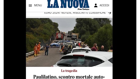Terribile a Oristano: auto su motociclisti, almeno tre morti tra le fiamme
