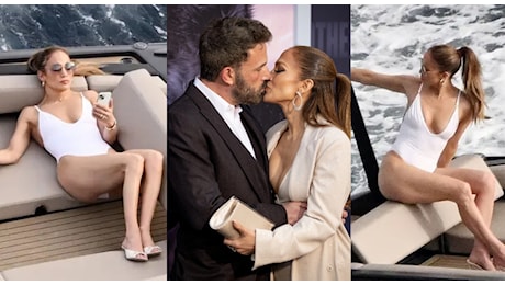 Jennifer Lopez in vacanza in Italia senza Ben Affleck, divorzio in vista? Le foto tra hotel di lusso e voli economy