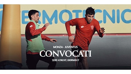 MONZA-JUVENTUS: I CONVOCATI