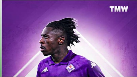 Kean alla Fiorentina: i tifosi della Juve applaudono Giuntoli
