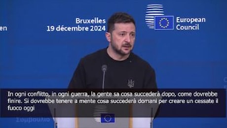 Zelensky: Cessate il fuoco? Vogliamo garanzie di sicurezza e una pace stabile.