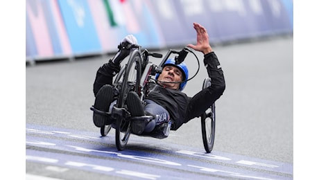 Paralimpiadi2024: Bronzo Luca Mazzone nella gara su strada h1-2