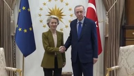 Siria, Von der Leyen in Turchia: incontro con Erdogan