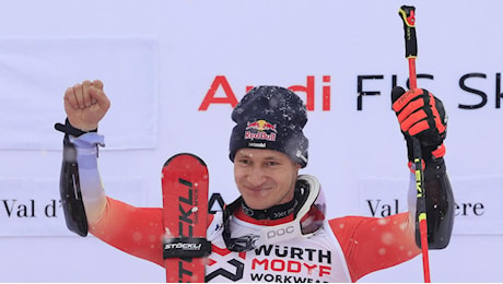 Gigante Val d’Isere, Odermatt brucia Feurstein. Sesto De Aliprandini