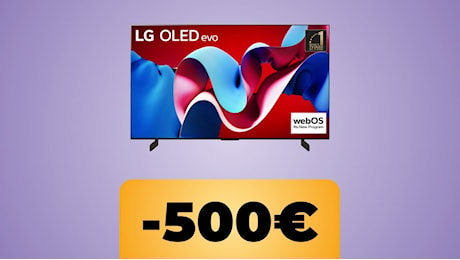 Lo schermo LG OLED C4 2024 con pixel autoilluminanti e funzioni gaming è al minimo storico su Amazon