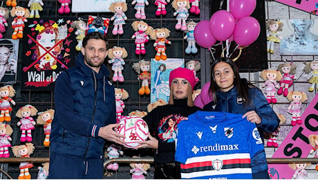 Wall of Dolls, la Sampdoria e Bereszynski contro la violenza sulle donne