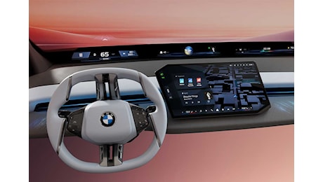 BMW iDrive trasforma il parabrezza in display a sovrimpressione