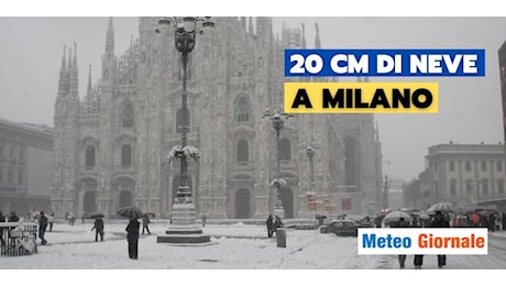 Meteo: la neve a Natale