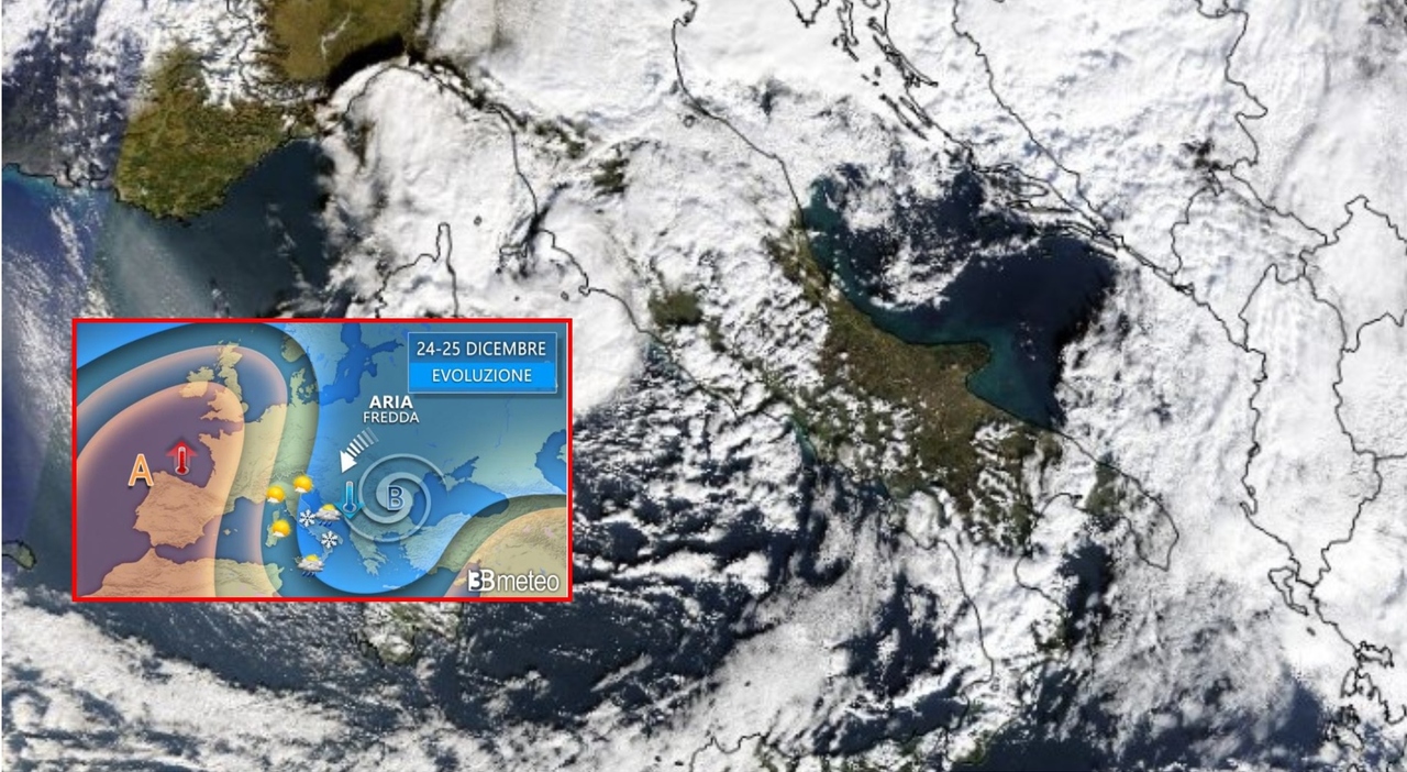 Meteo, A Natale Neve A Bassa Quota: Arriva Il Ciclone Atlantico ...