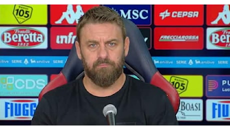 Genoa-Roma, De Rossi: Fa troppo male, ma dobbiamo ripartire