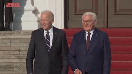 Berlino, Biden incontra il presidente tedesco Steinmeier